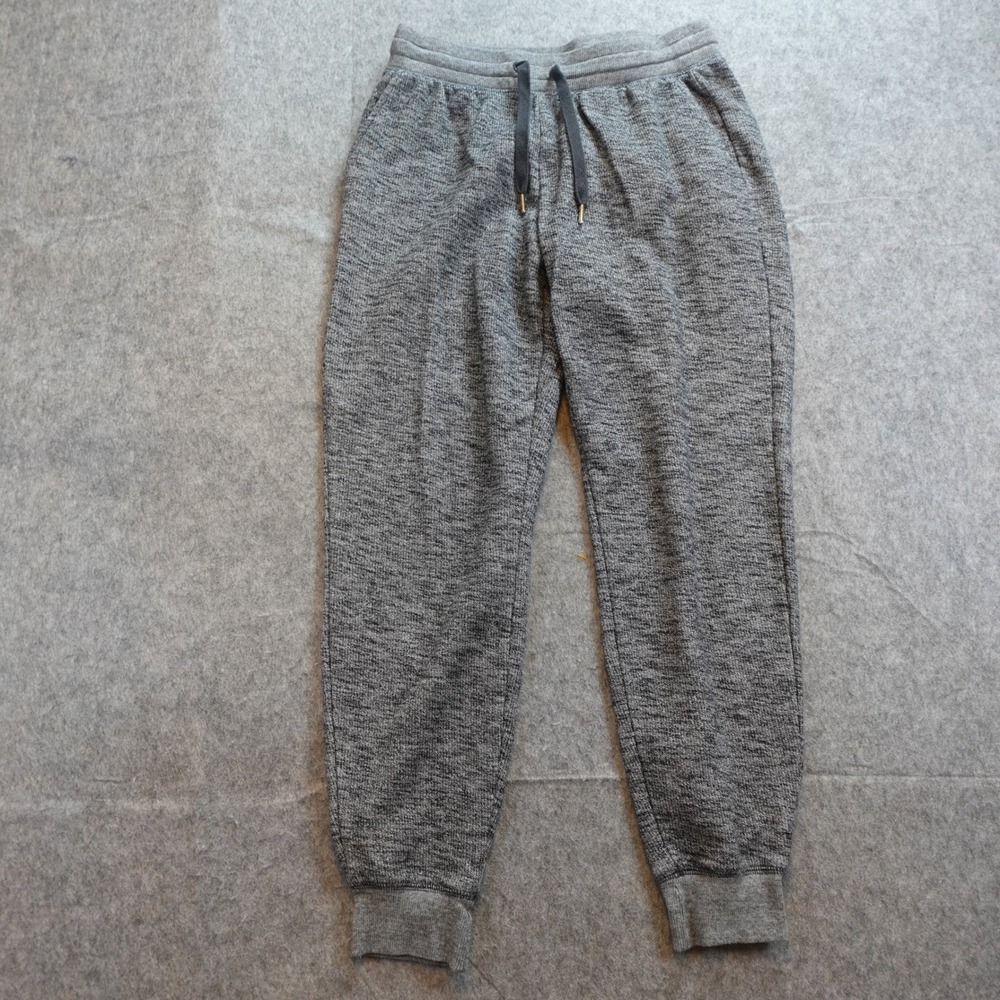 Old Navy Pants Women Small Gray Heathered Drawstring Elastic Waist Jogger Fleece
